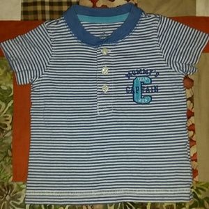 Baby boys "Mommy's Team Captain" shirt. 🏈⚾🏀